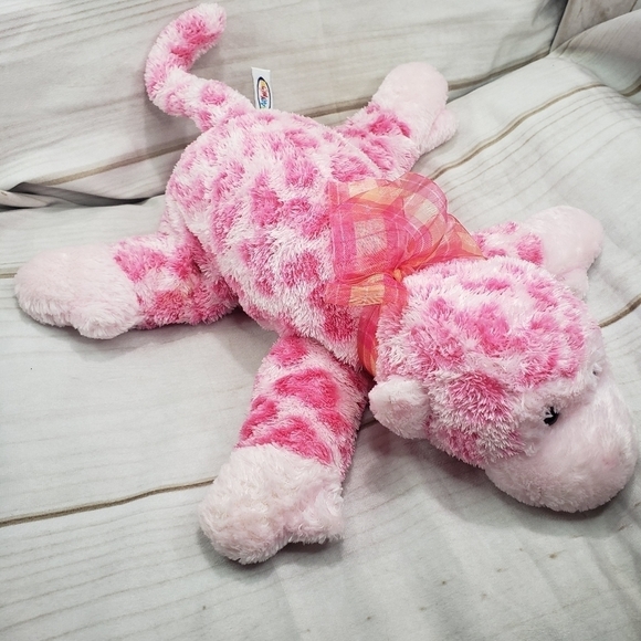 Mary Meyer Flip Flops Pink Spotted Monkey 14 Inch Plush Stuffed Animal Rare - Picture 2 of 10